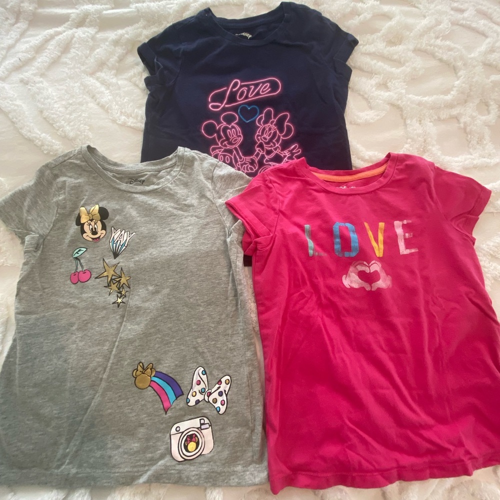 Disney girl Minnie and Mickey t shirts